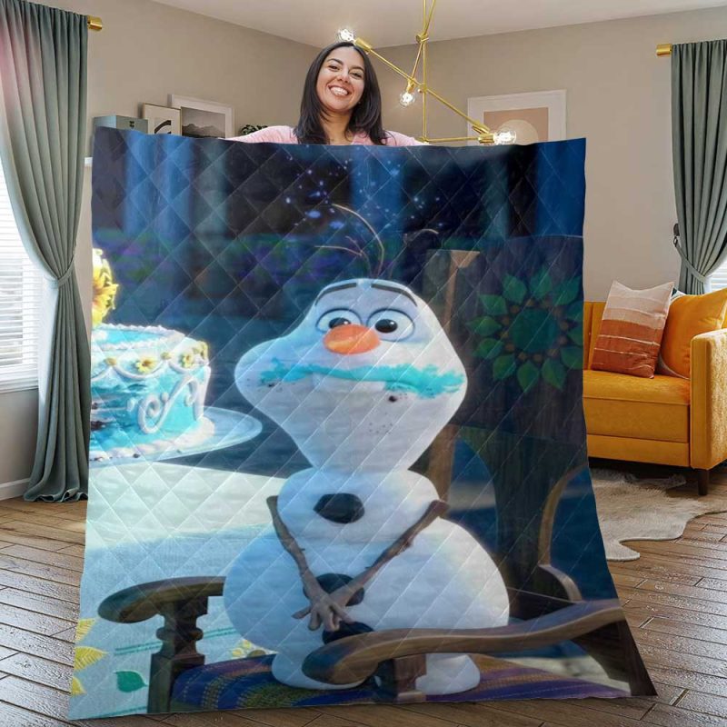 Olaf Blanket, Olaf Gift For Fan, Disney Olaf Frozen Blanket Hot Sale 2023