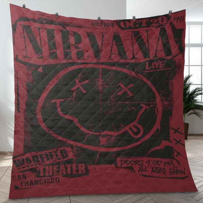 Nirvana Rock Band Gift Lover Blanket,Nirvana Rock Band Blanket Hot Sale 2023