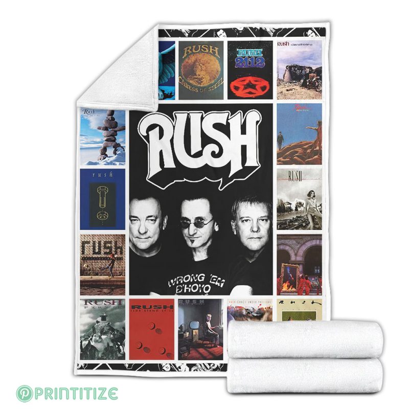 Rush Band Fleece Blanket Hot Sale 2023