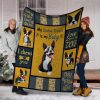 My Boston Terrier Is My Baby Fleece Blanket