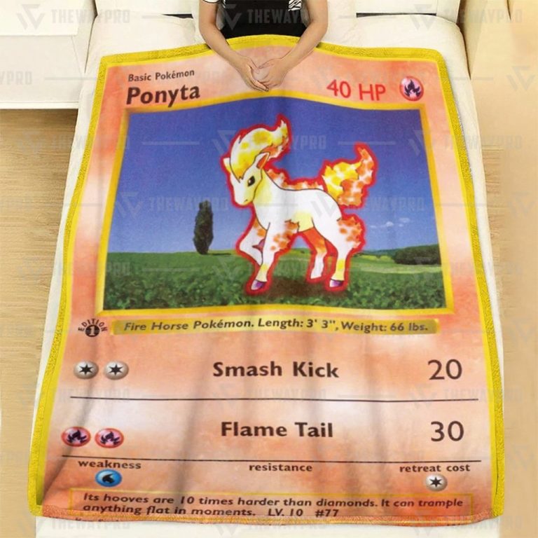 Ponyta pokemon blanket hot sale 2025